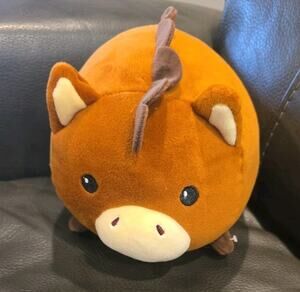 13228 Adventure Planet Horse Plush Brown Stackable Stuffed Animal Toy Pony